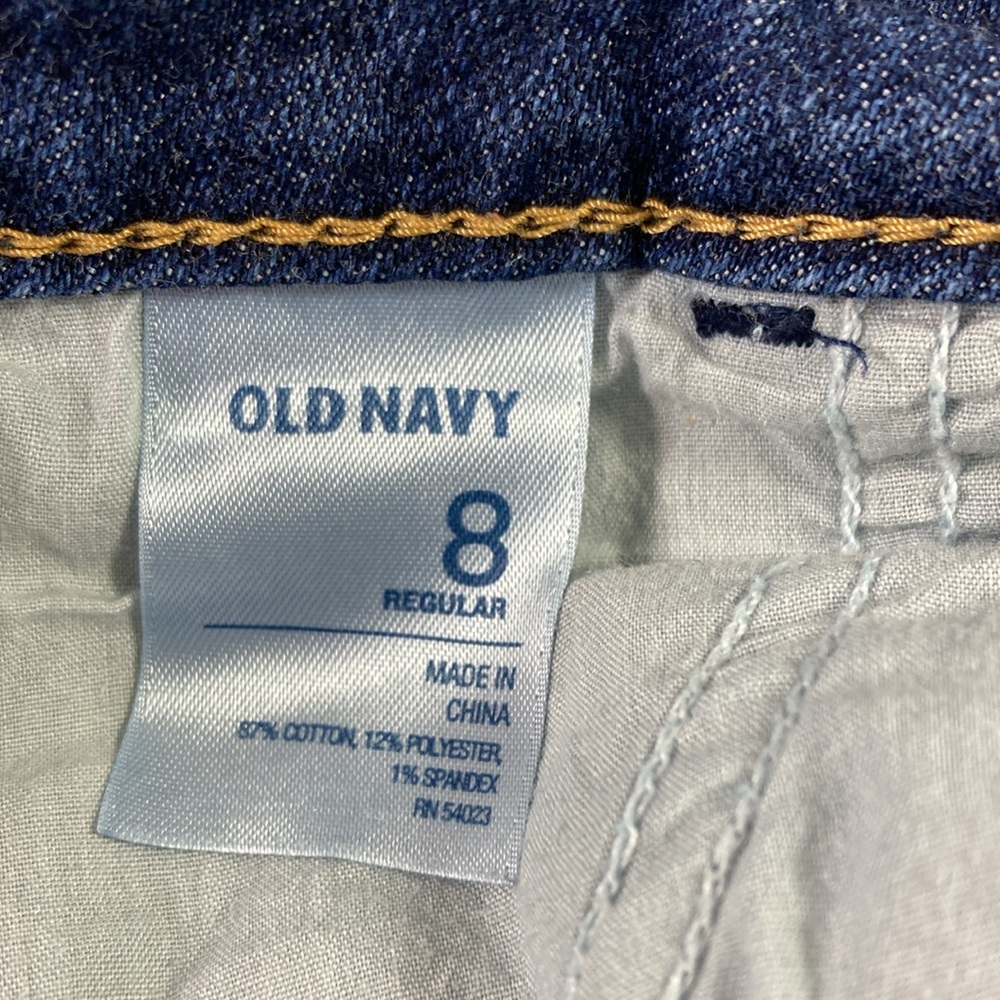 Old Navy Jeans Women Size 8R Denim Boot Cut Botton Back Pockets - Picture 10 of 10